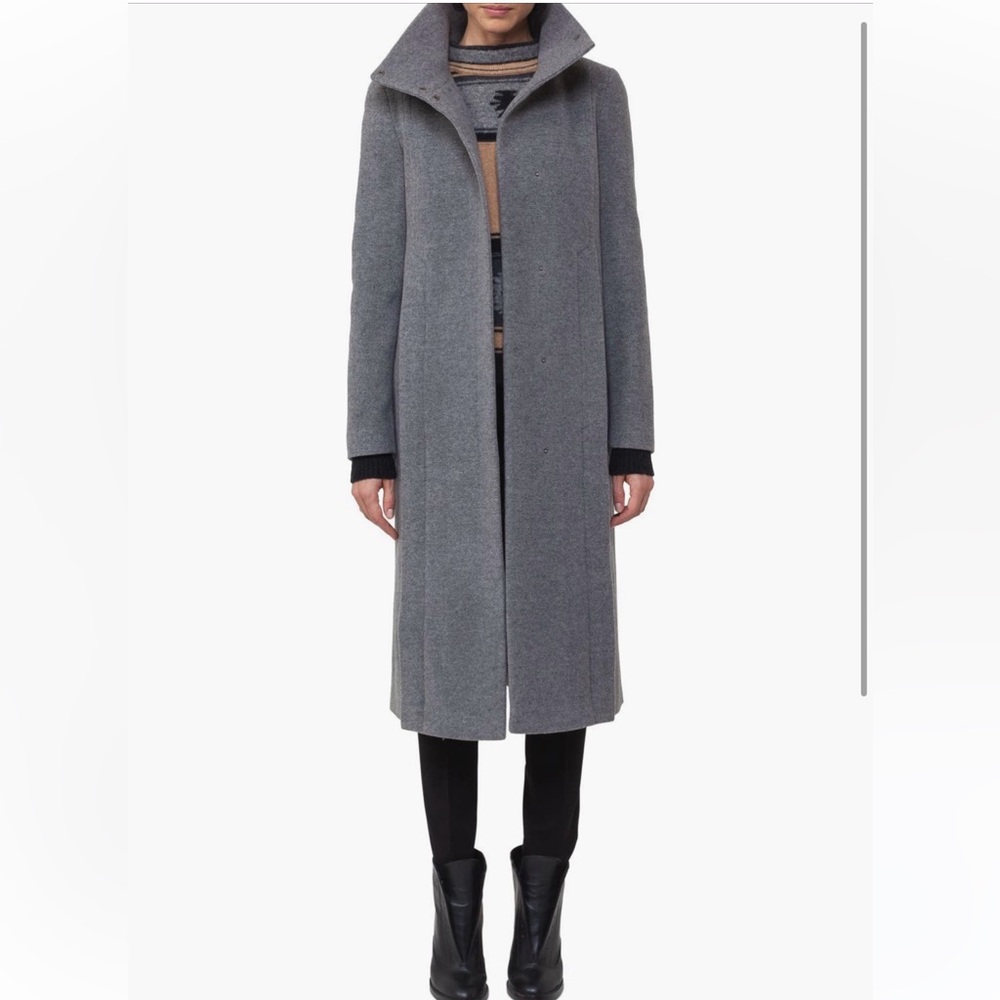 Gray Women's Wool & Cashmere Coat